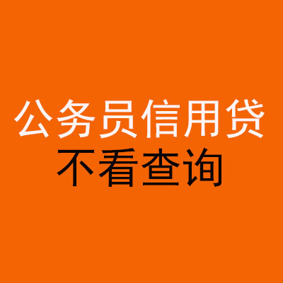 龙沙公务员信用贷款